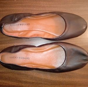 Lucky Brand Women's Black Flats Sz 12